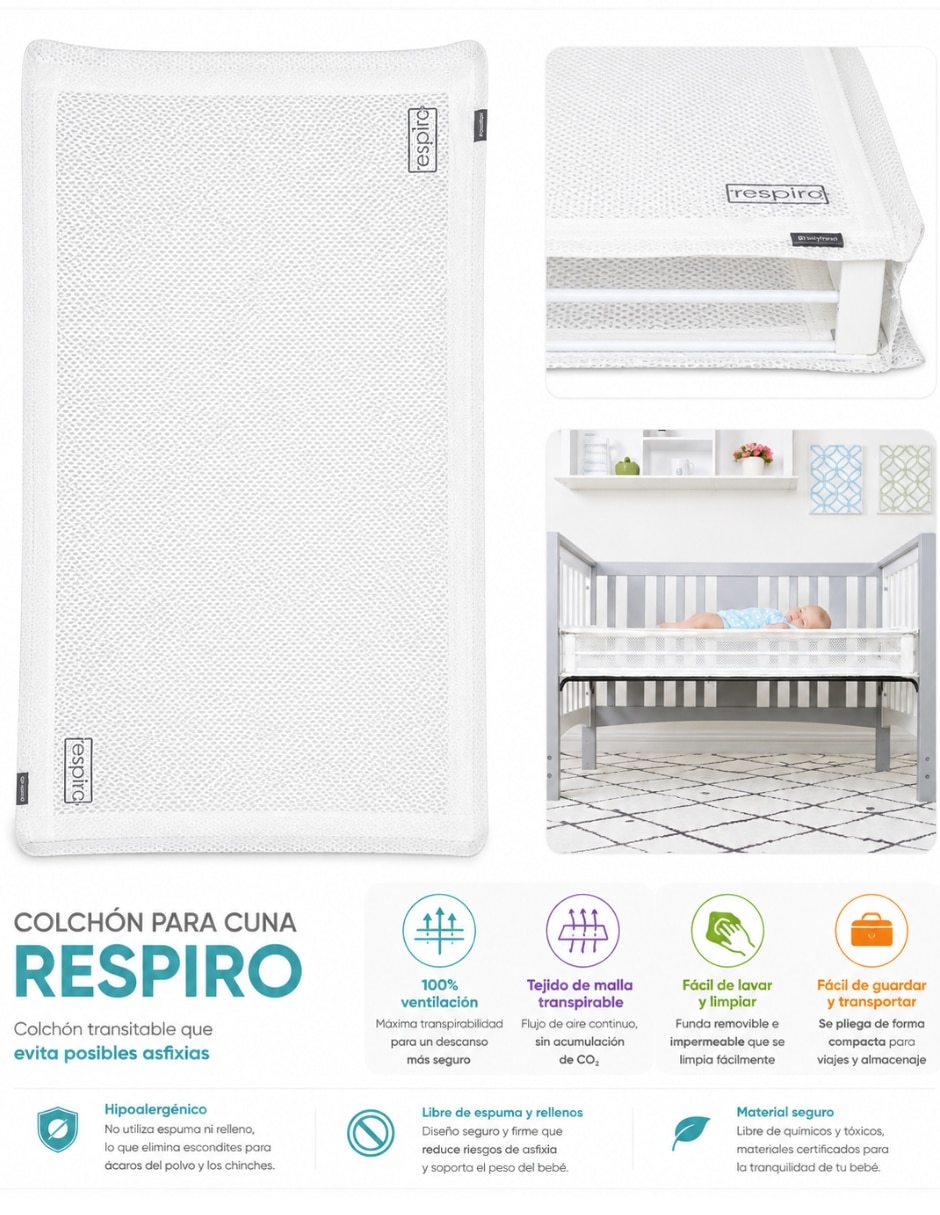Colchón para cuna confort firme 5