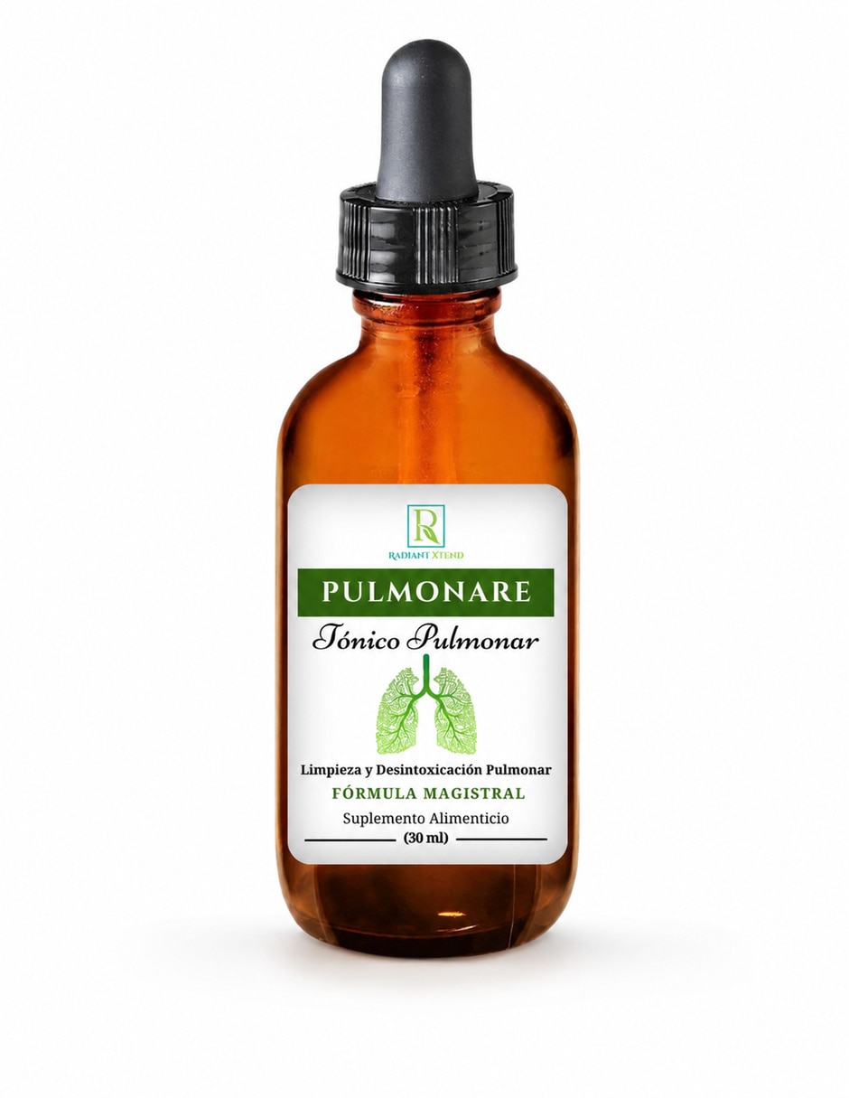 Pulmonare tónico pulmonar formula magistral con 20 billones de probióticos sabor clásico de 30 ml