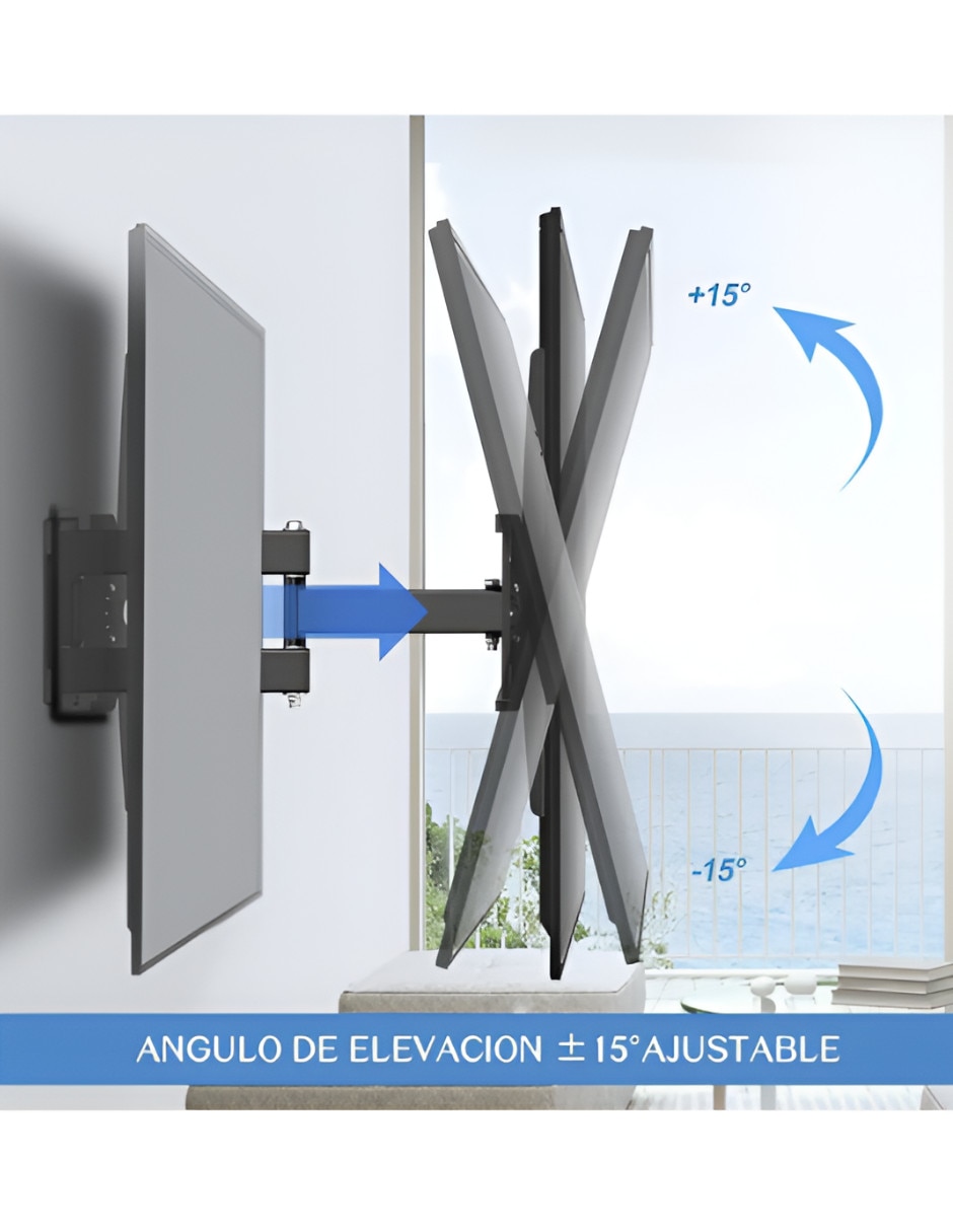 Soporte de pared para pantalla Articulado 32 - 80 pulgadas
