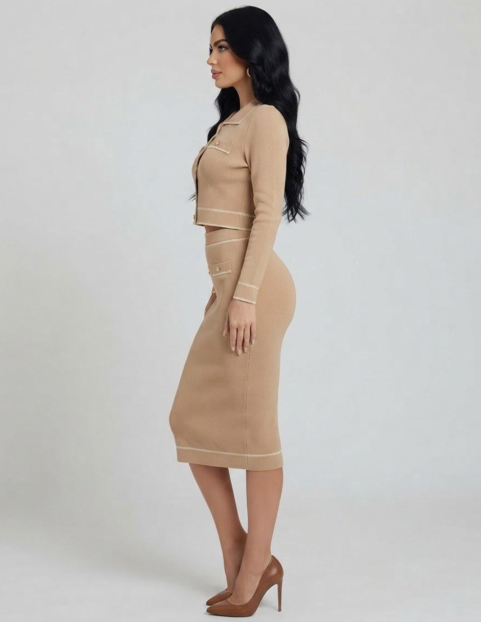 Conjunto tejido de algodón para Mujer 5
