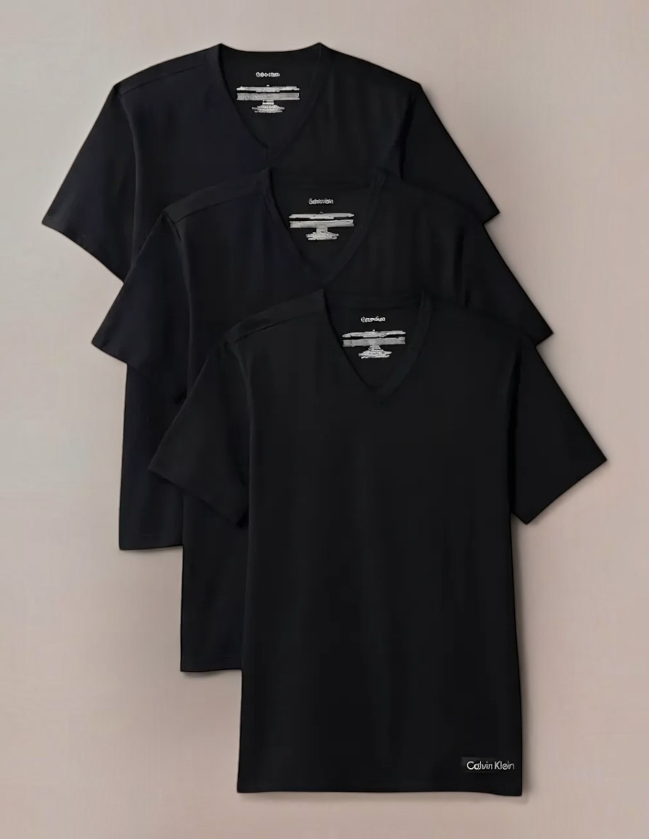 Playera cuello v para hombre 6