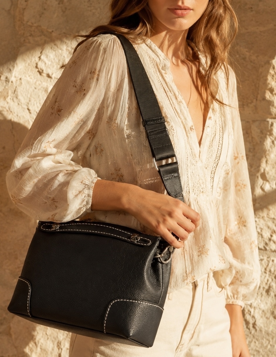 Bolsa crossbody Vesper de piel para mujer 9