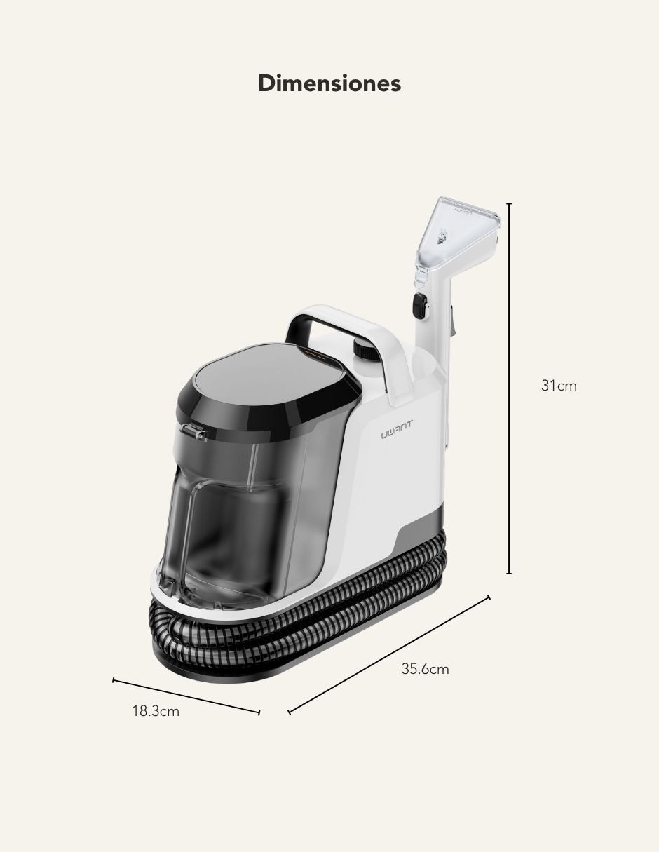 Limpiador portátil multiusos de 120 V 18