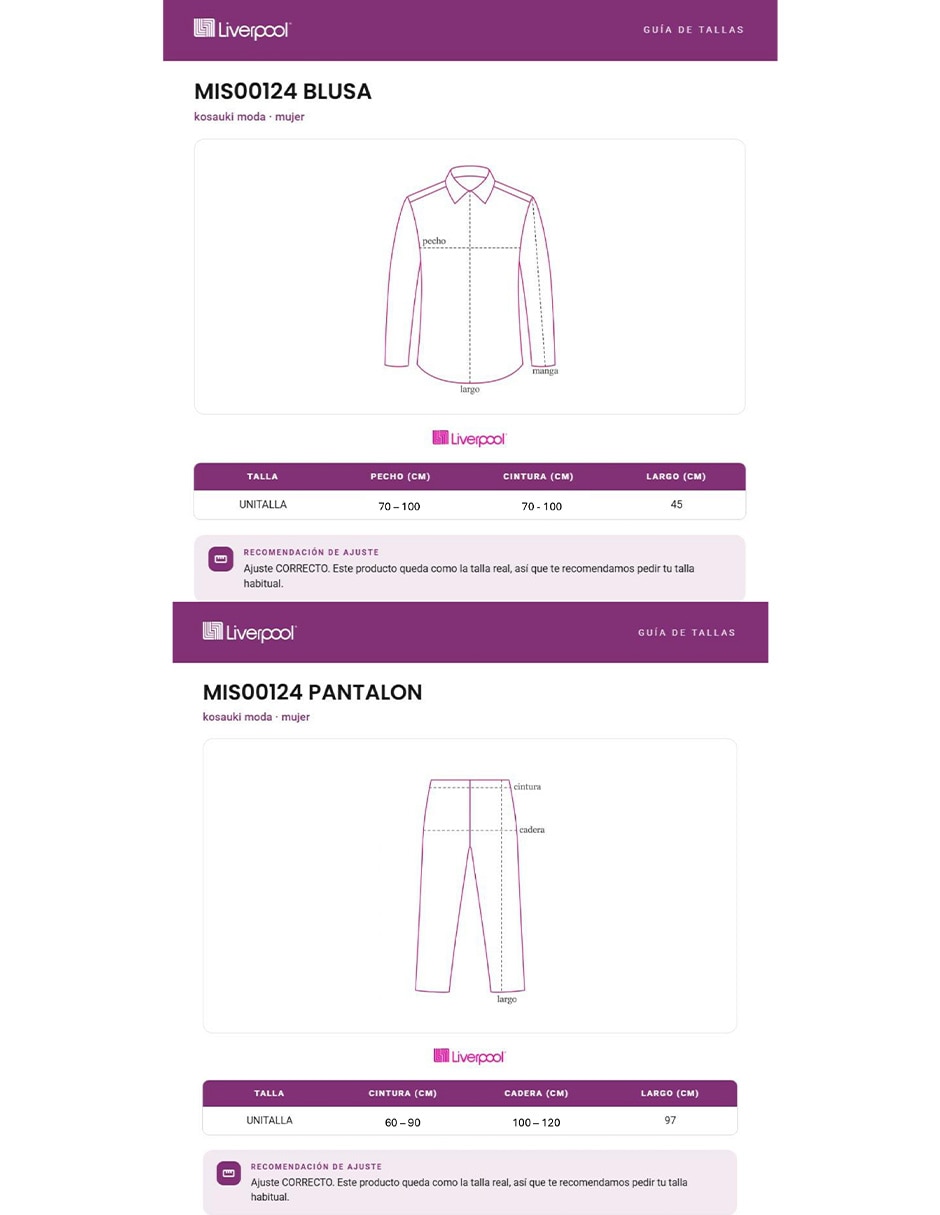 Conjunto tejido de algodón para mujer 2