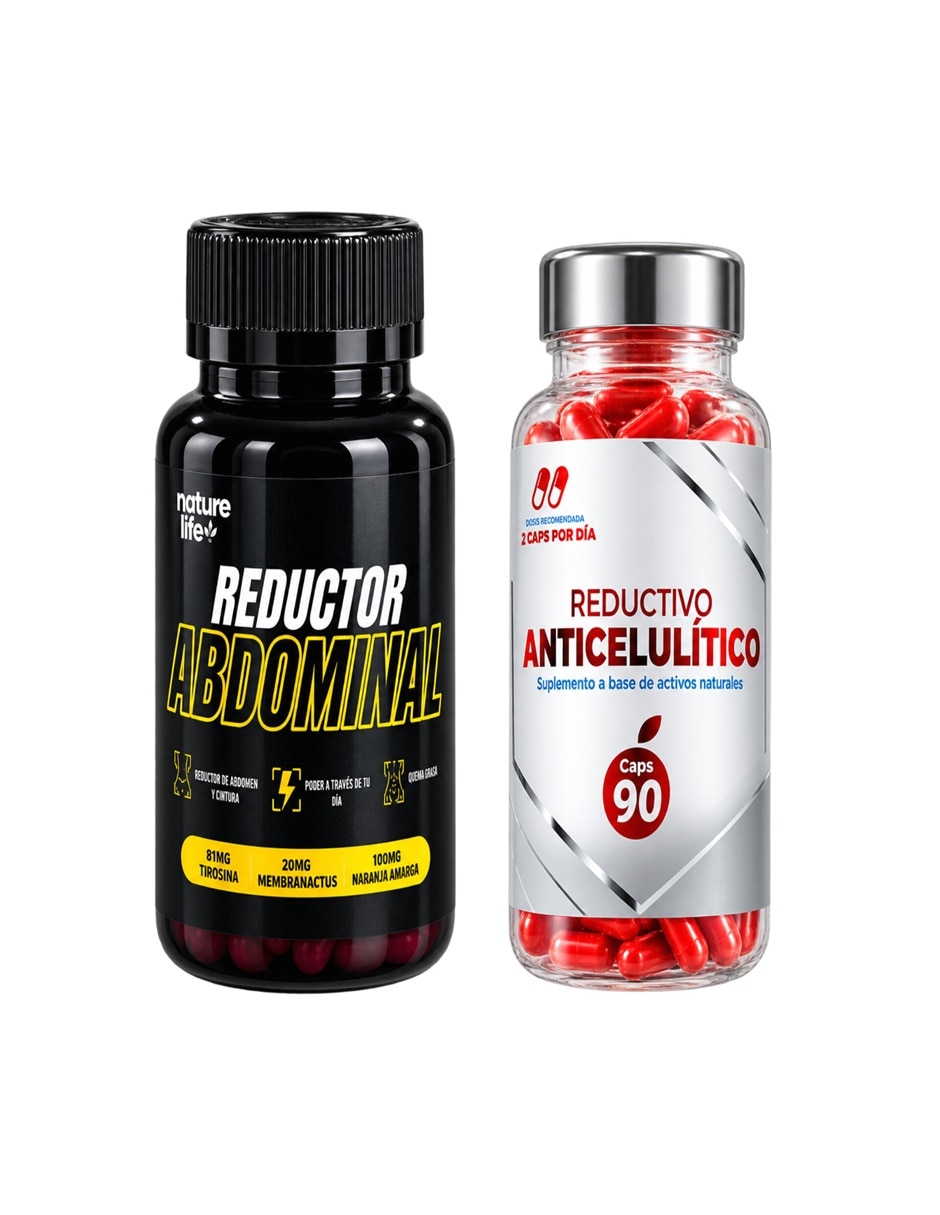 Termogenicos Abdominal y Anticelulitico con Multivitamínico y Antioxidante