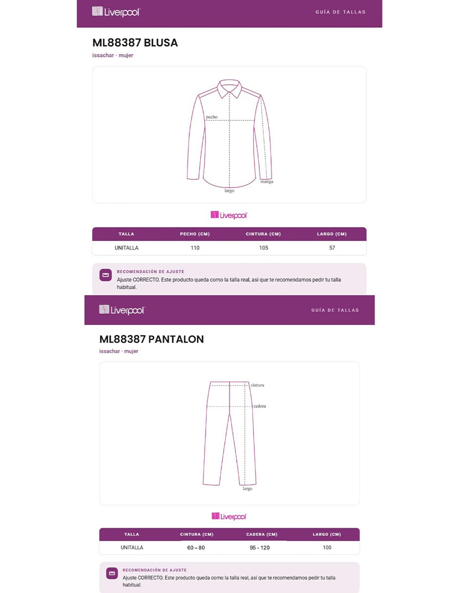 Conjunto tejido de algodón para mujer 5