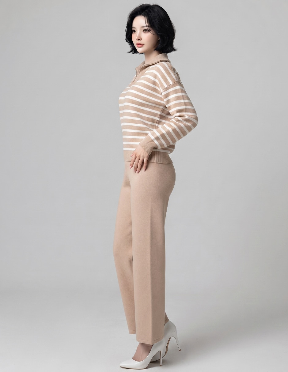 Conjunto tejido de algodón para mujer 3