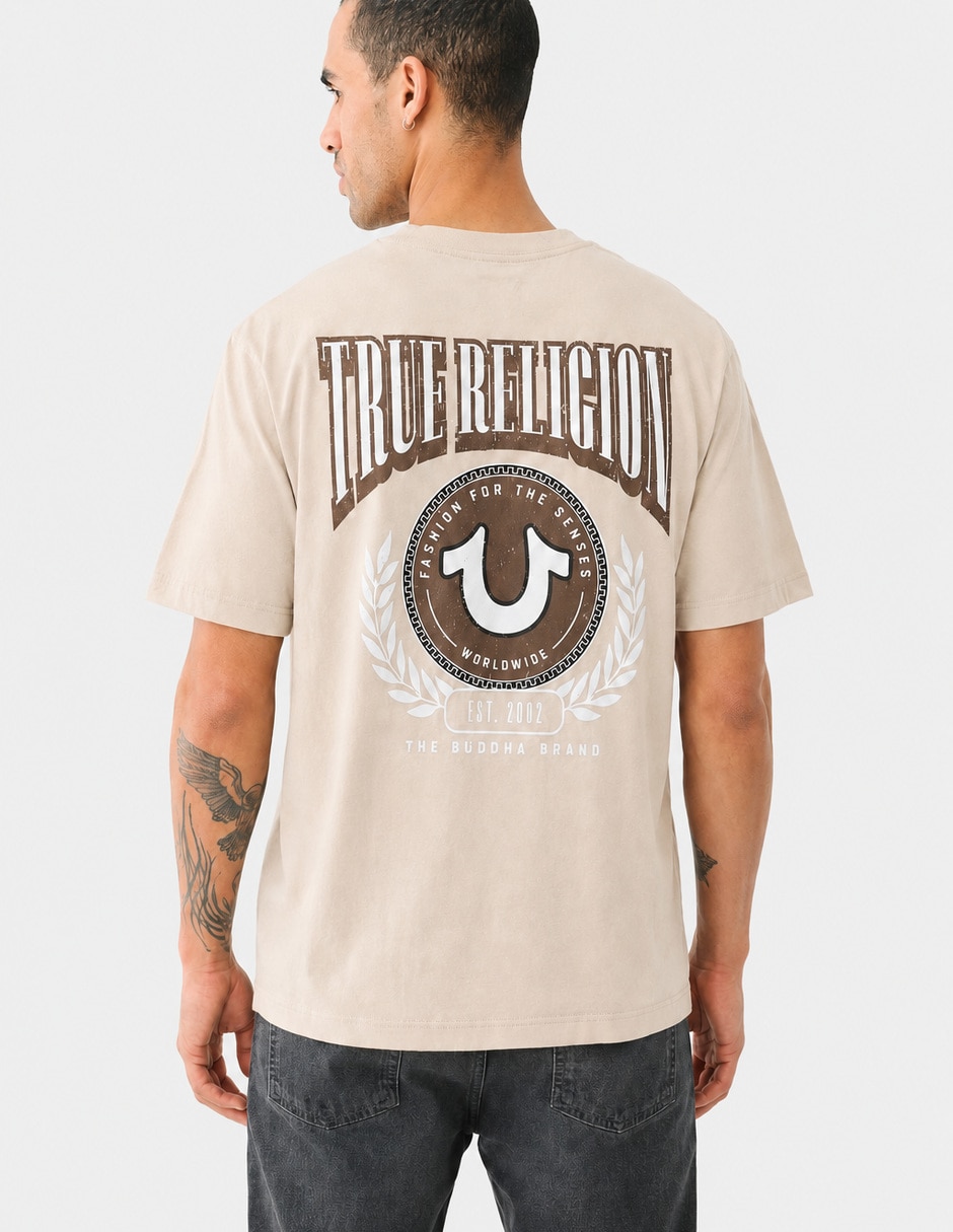 Playera cuello redondo para hombre