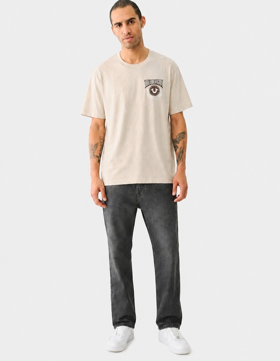 Playera cuello redondo para hombre