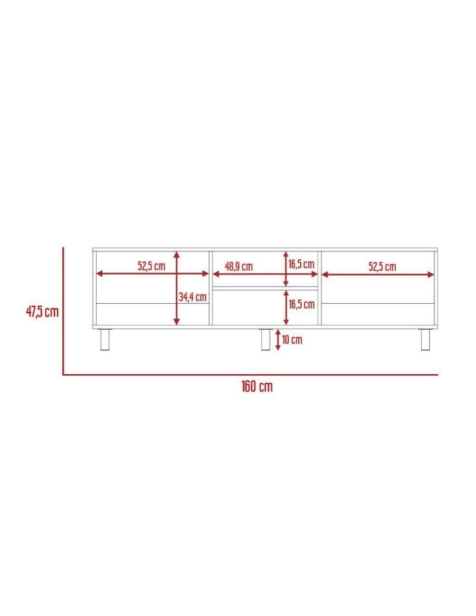 Mueble de tv armable de mdp 5