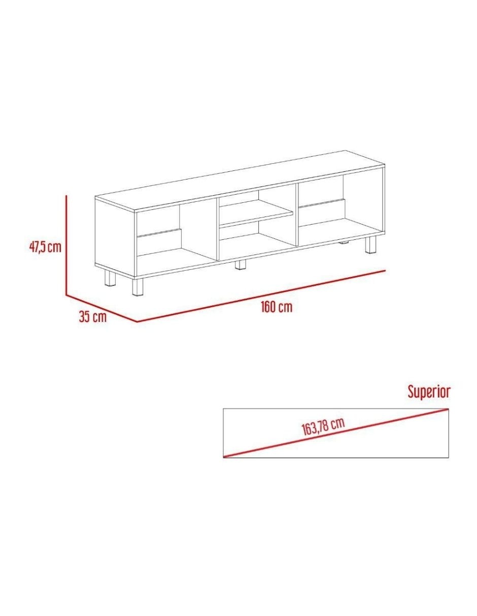 Mueble de tv armable de mdp 7
