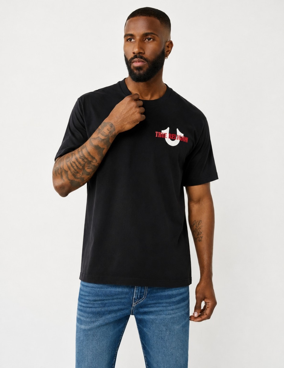 Playera cuello redondo para hombre 4