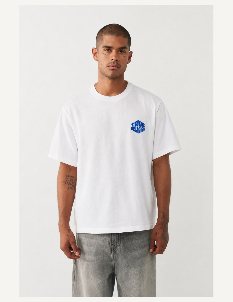 Playera cuello redondo para hombre
