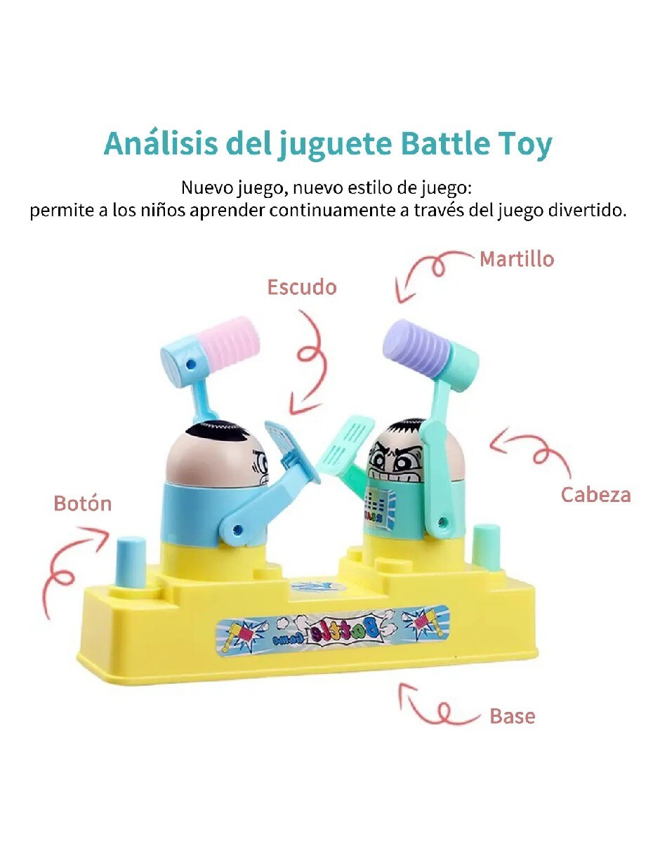 Juguete didáctico de combate juego Didáctico para 2