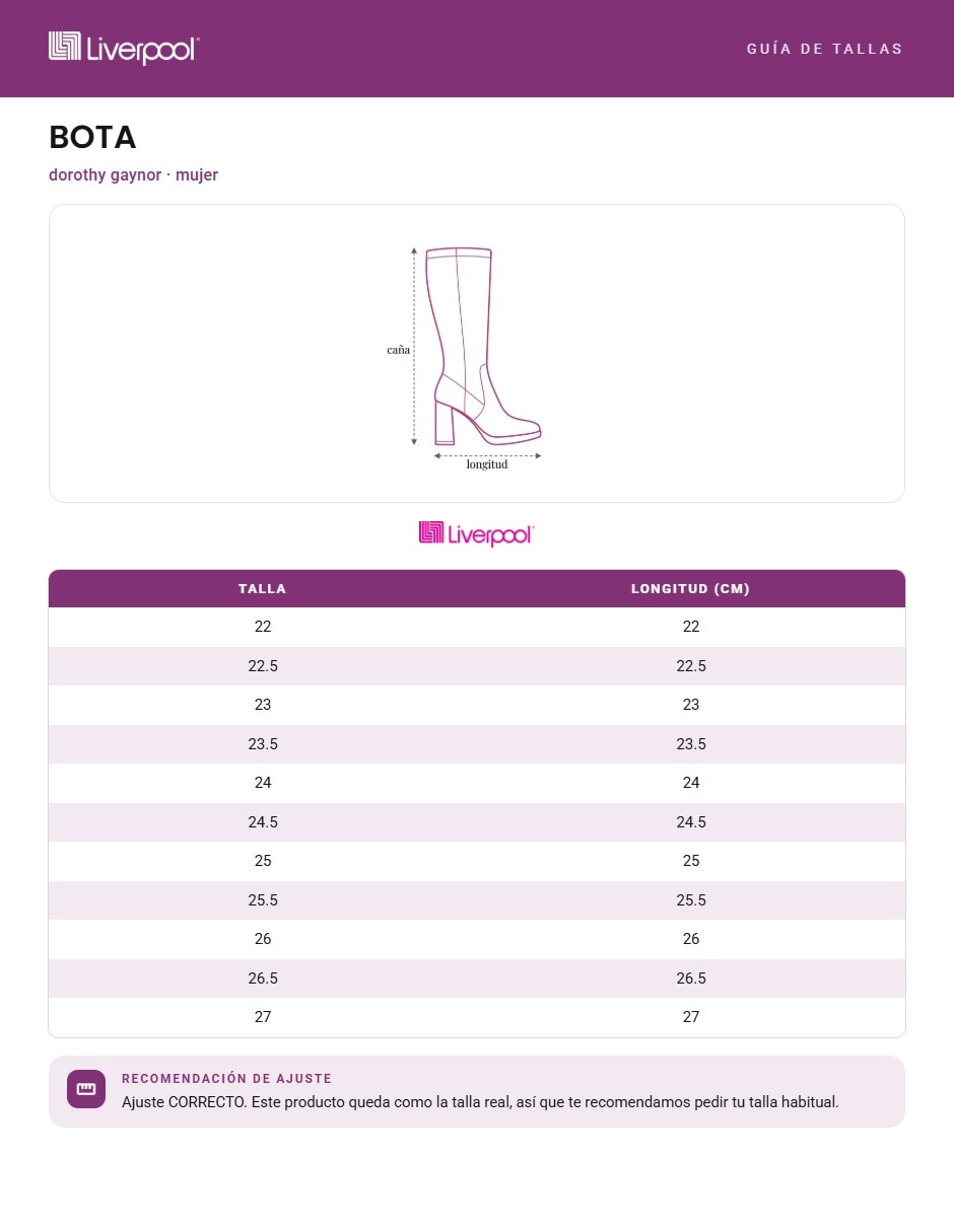 Bota Abajo de la rodilla de Sintético para mujer 3
