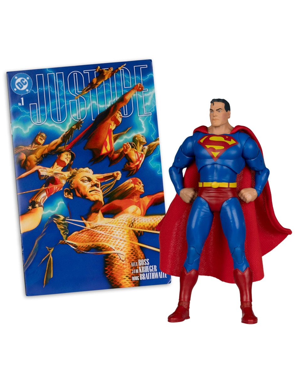 Figura de colección articulada dc superman chase