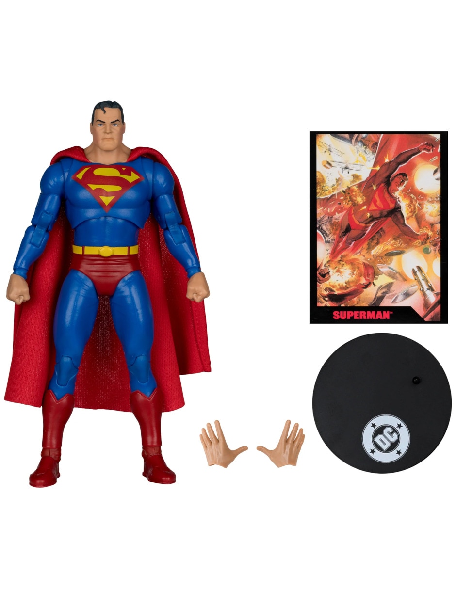 Figura de colección articulada dc superman chase