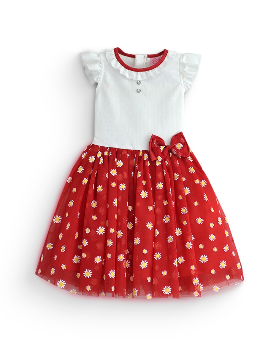 Vestido vania 2 sin manga para niña 1