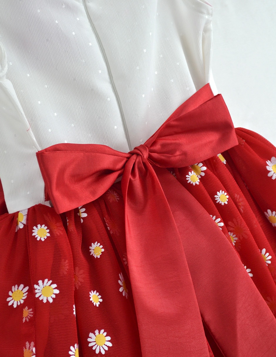 Vestido vania 2 sin manga para niña 2