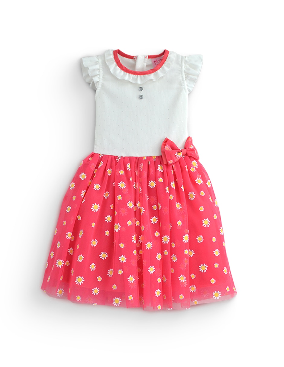 Vestido vania 2 sin manga para niña Vestido vania 2 sin manga para niña