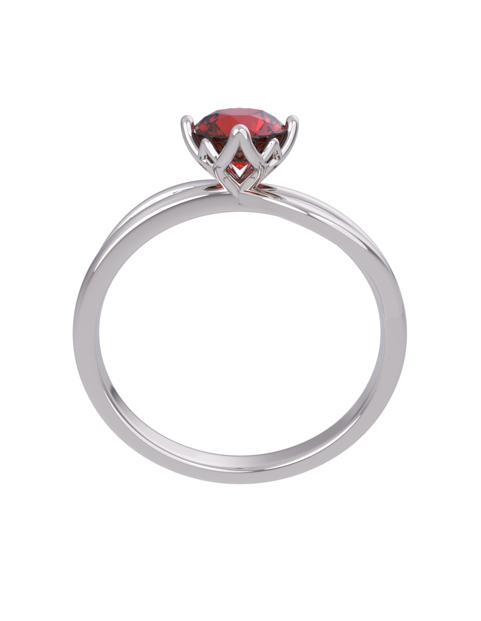 Anillo de compromiso de oro 14 k Eternidad 2026 2