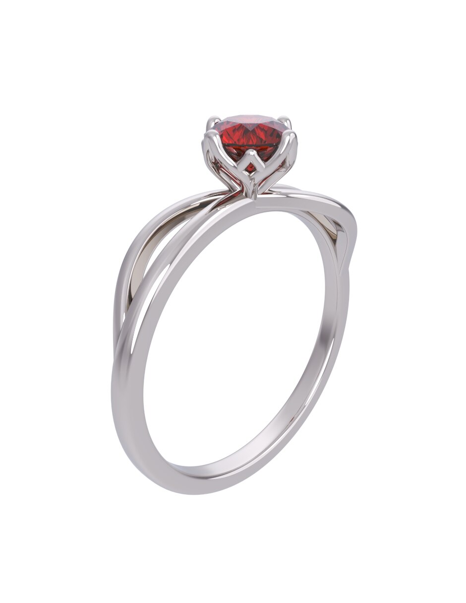 Anillo de compromiso de oro 14 k Eternidad 2026 3