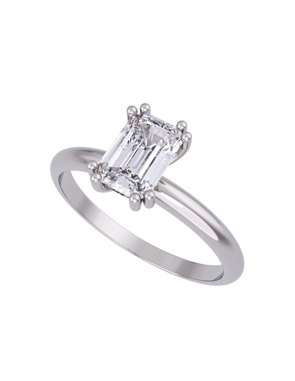Anillo de compromiso de oro 14 k Eternidad 2026 4