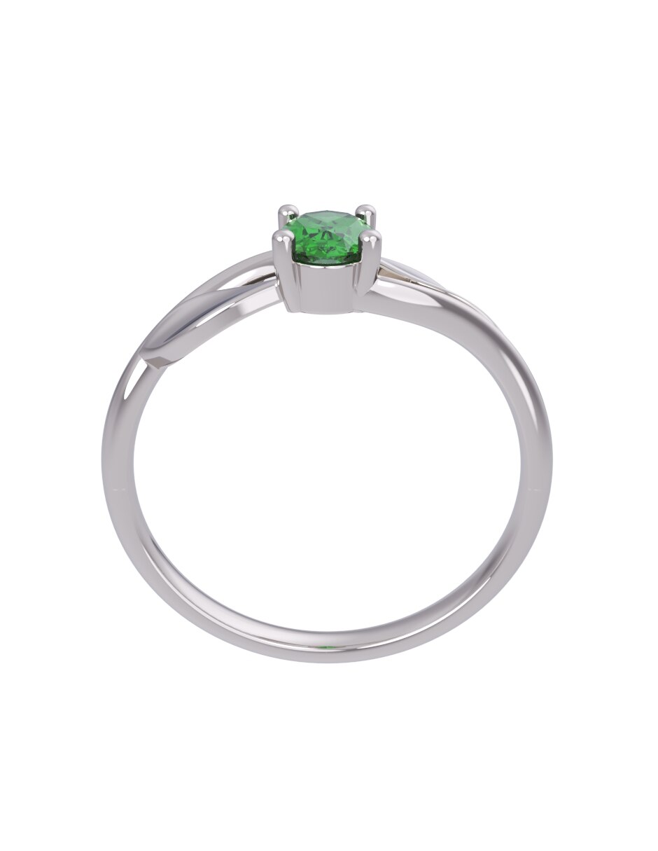Anillo de compromiso de oro 14 k Eternidad 2026 2