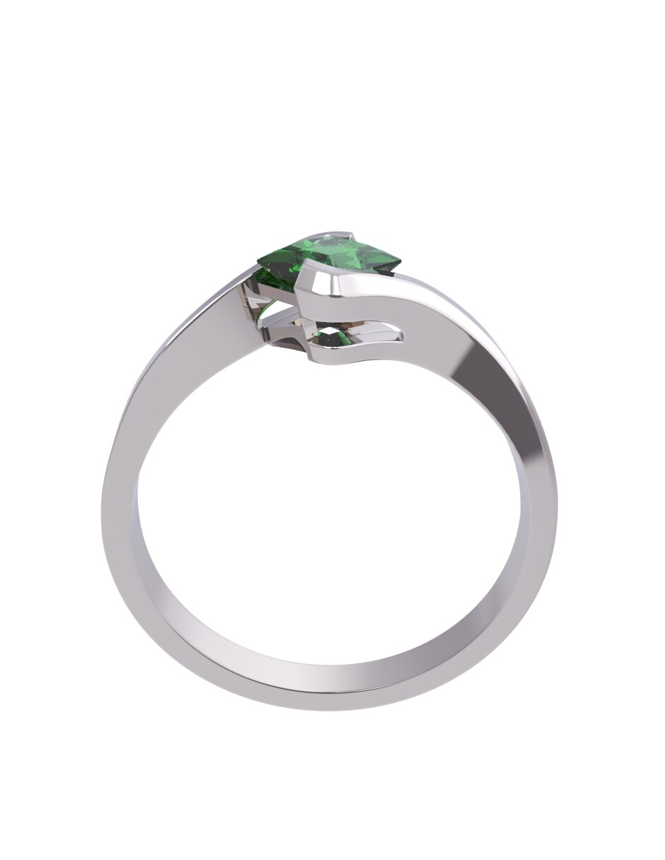 Anillo de compromiso de oro 14 k Eternidad 2026 2