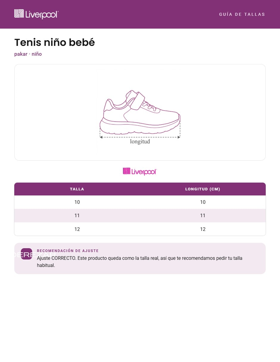 Tenis para bebé niño Oi26 6