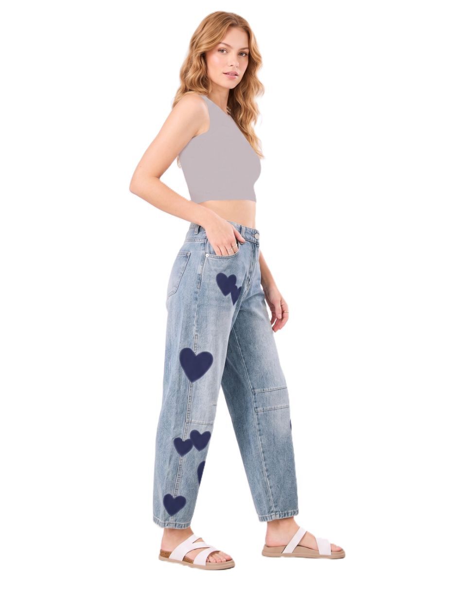 Jeans relaxed boyfriend para mujer 4