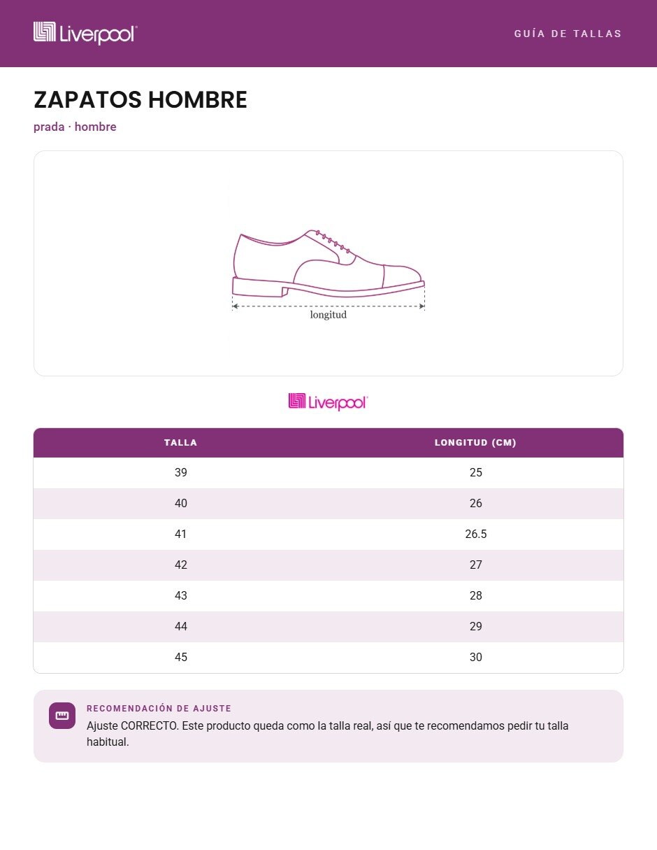 Zapato derby para hombre 7