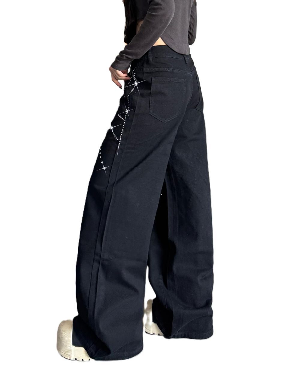 Jeans relaxed wide leg para mujer 3