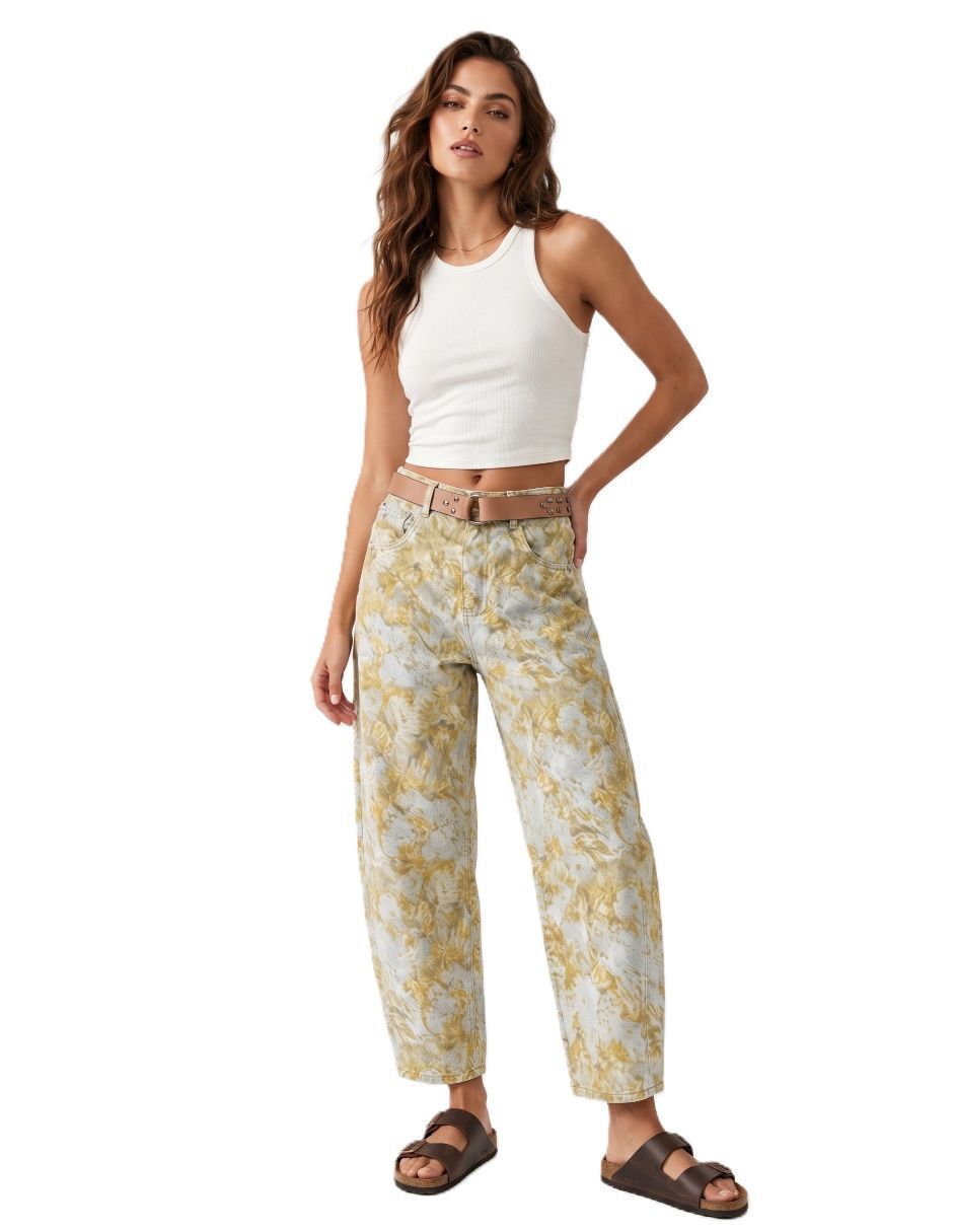 Jeans relaxed baggy para mujer 3