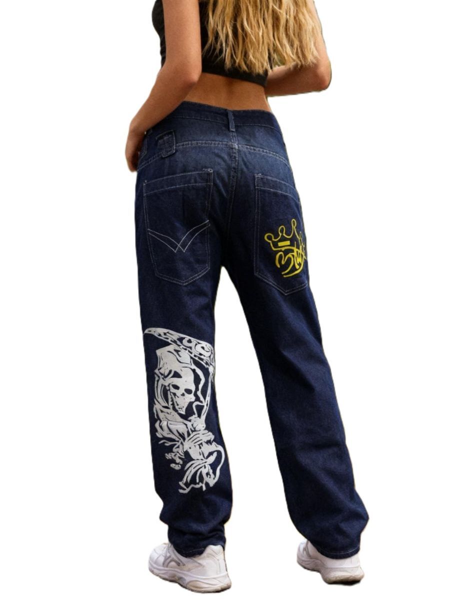 Jeans relaxed baggy para mujer 5