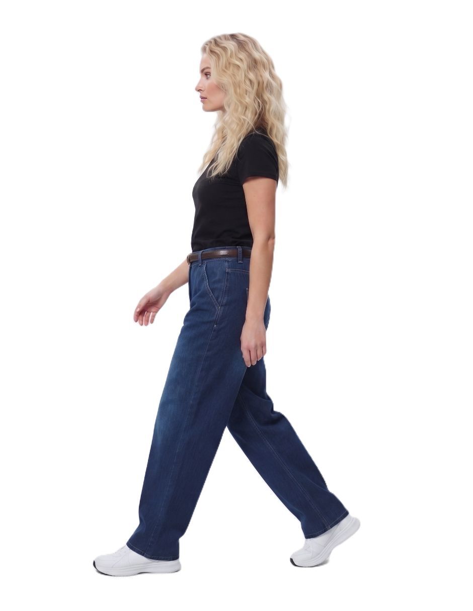 Jeans relaxed baggy para mujer 4