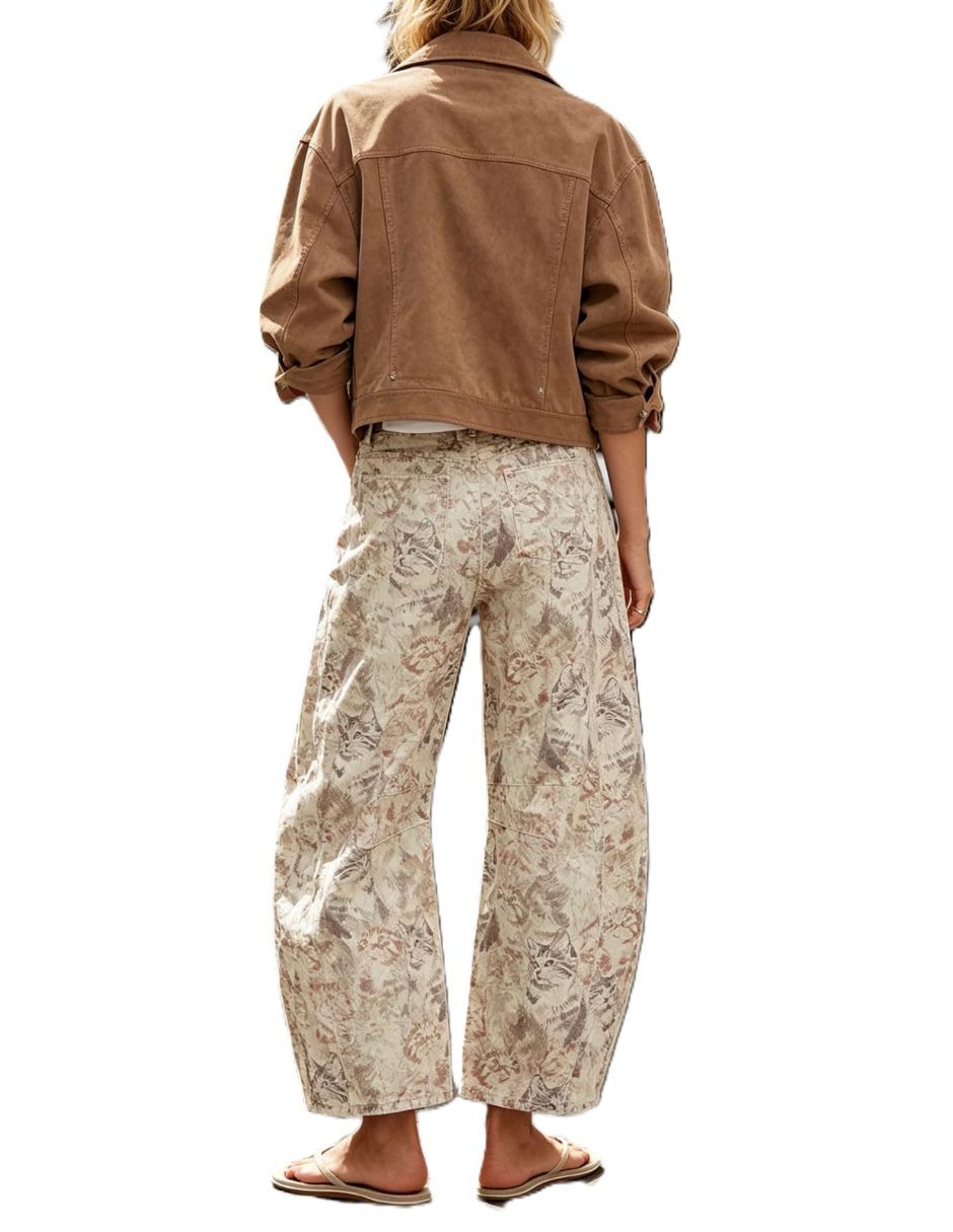 Jeans relaxed baggy para mujer 4