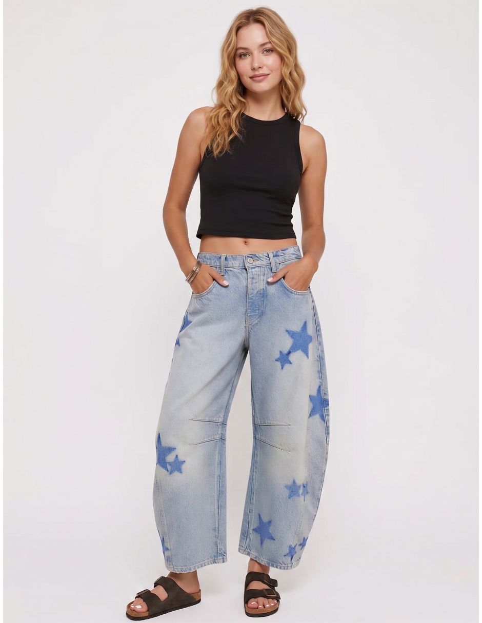 Jeans relaxed boyfriend para mujer