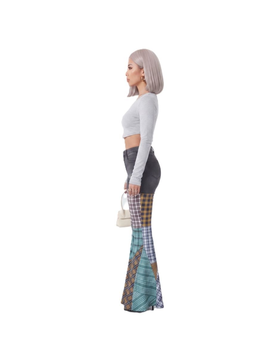 Jeans relaxed amplio para mujer 5