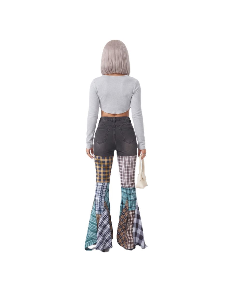 Jeans relaxed amplio para mujer 4