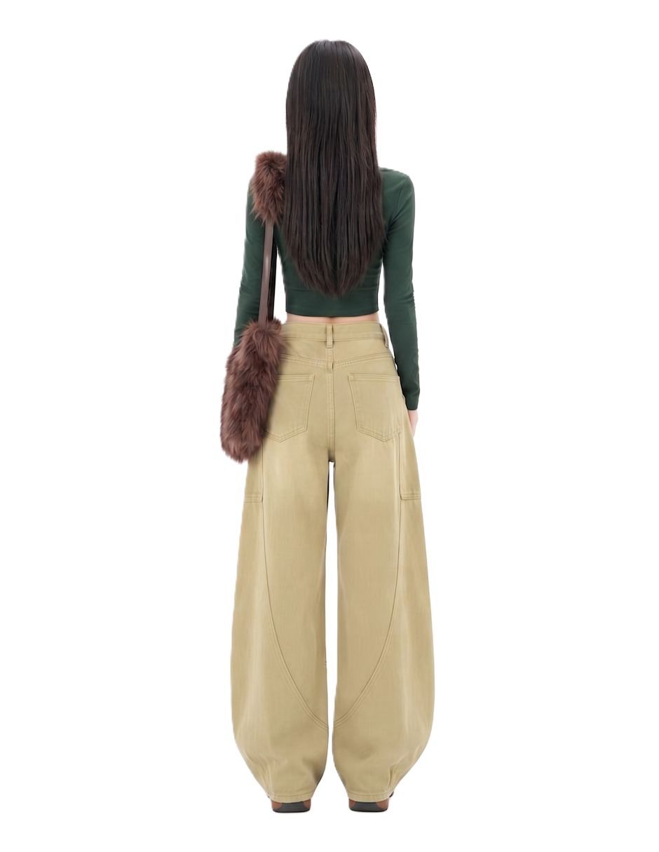 Jeans relaxed baggy para mujer 3