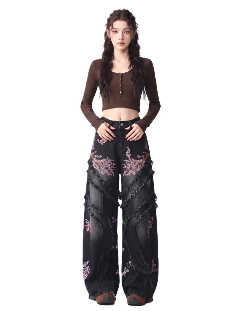 Jeans relaxed baggy para mujer Jeans relaxed baggy para mujer