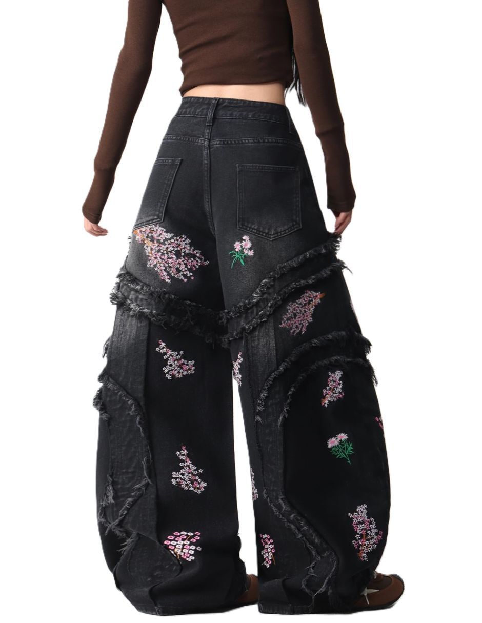 Jeans relaxed baggy para mujer 5