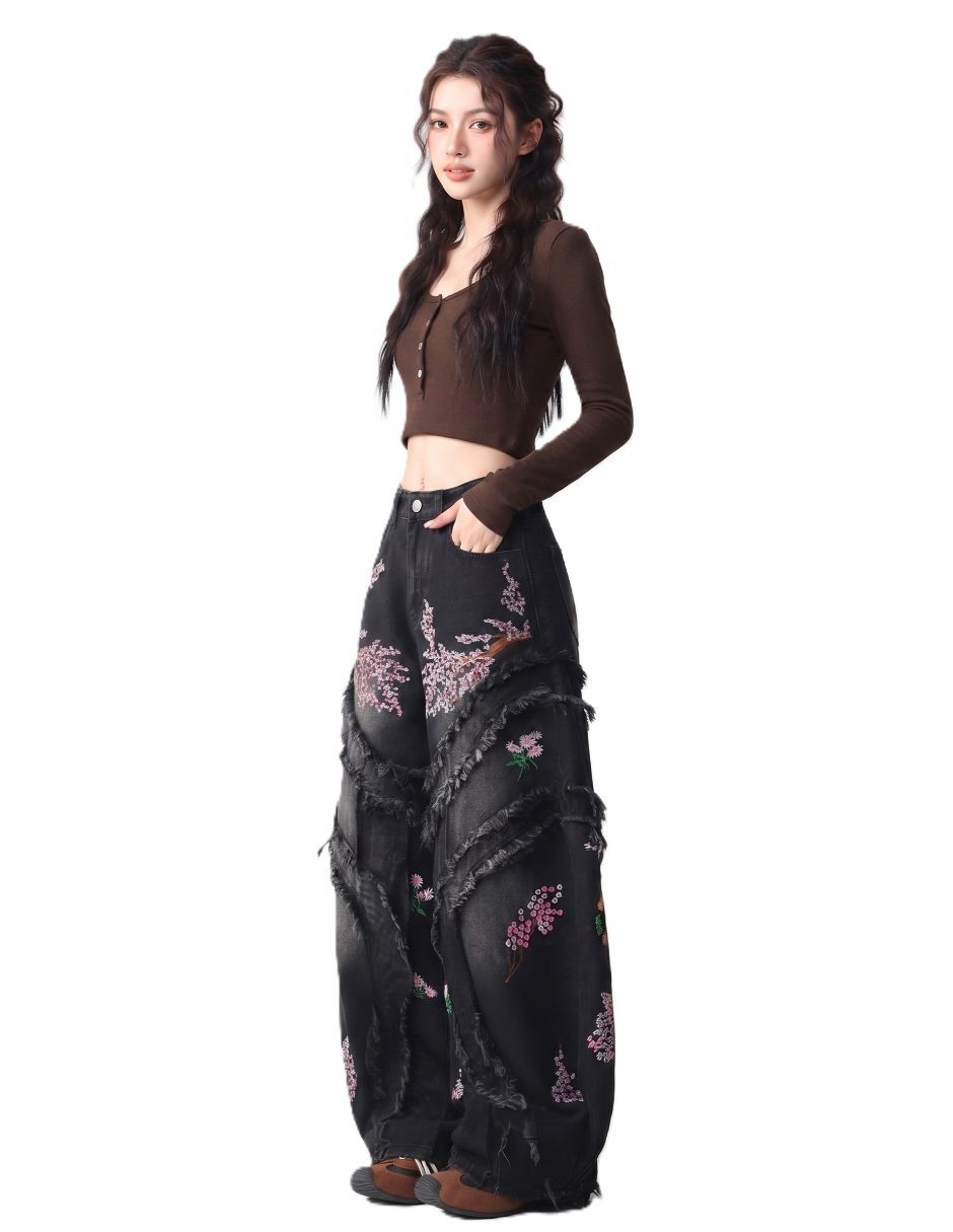Jeans relaxed baggy para mujer 3