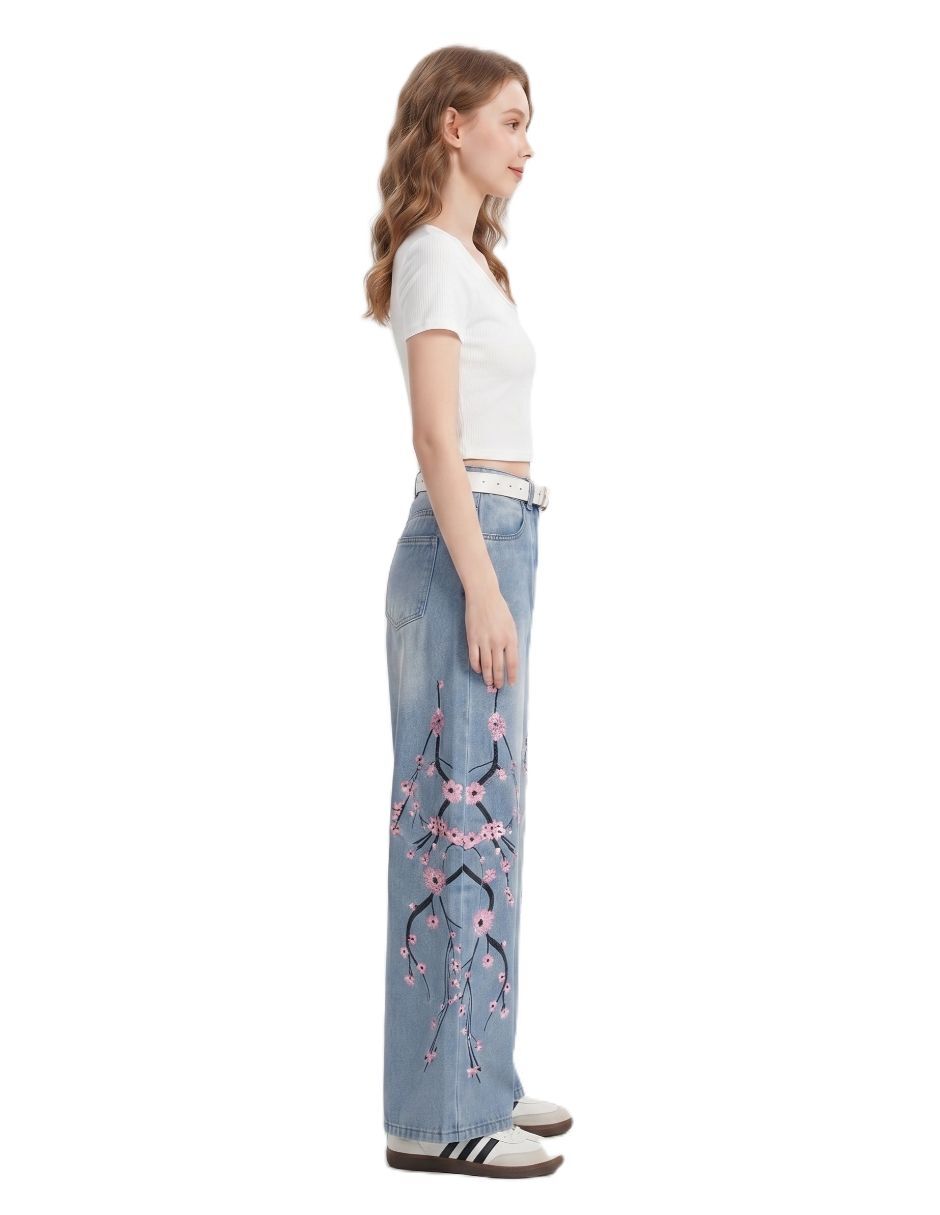 Jeans relaxed baggy para mujer 3