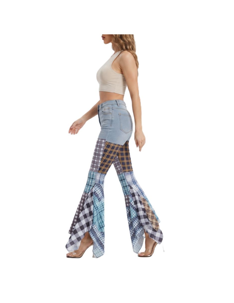 Jeans relaxed amplio para mujer 4