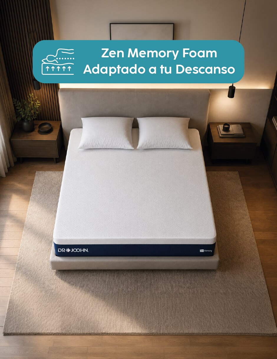 Colchón en caja zen memory foam balance 8