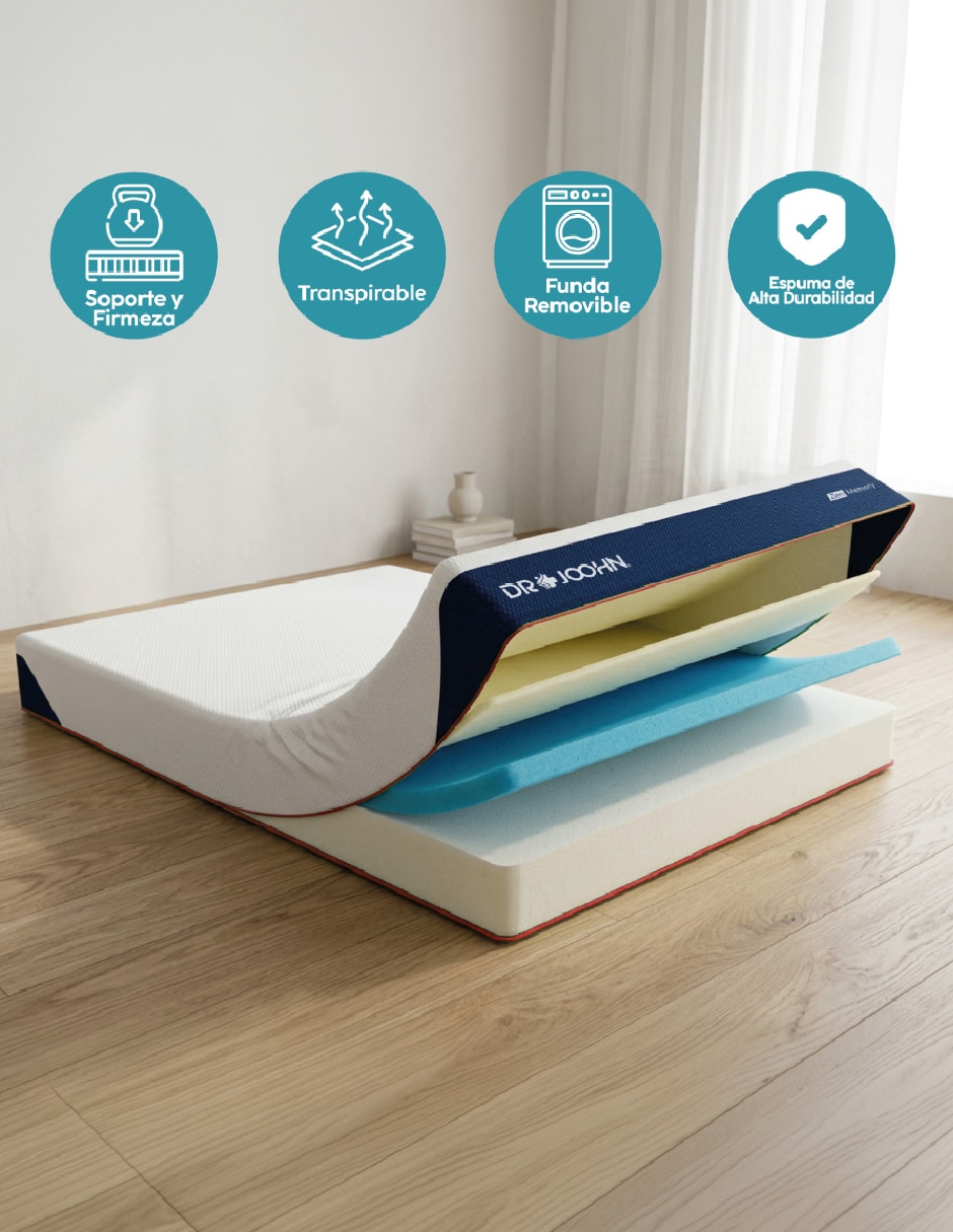 Colchón en caja zen memory foam balance 9