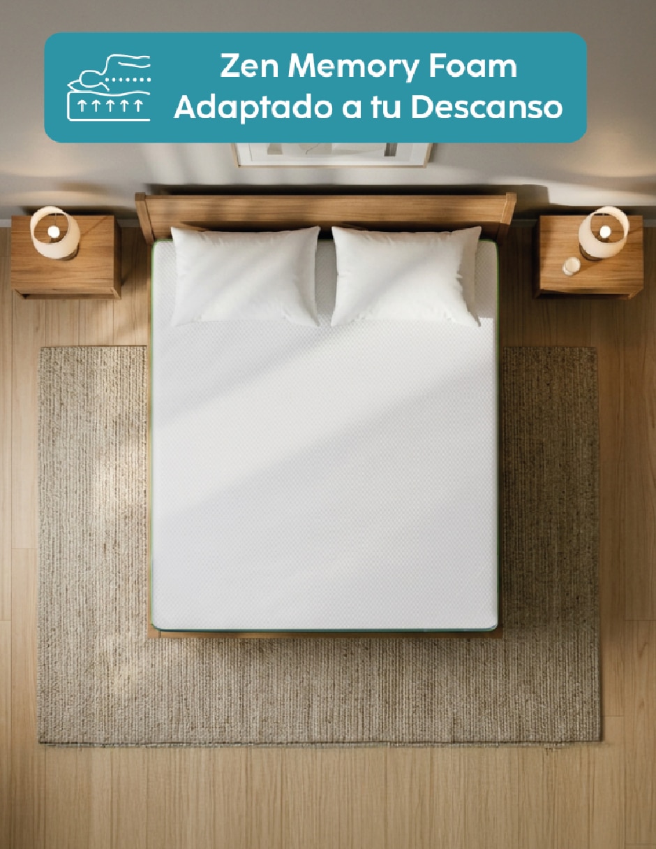 Colchón en caja zen memory foam balance 6