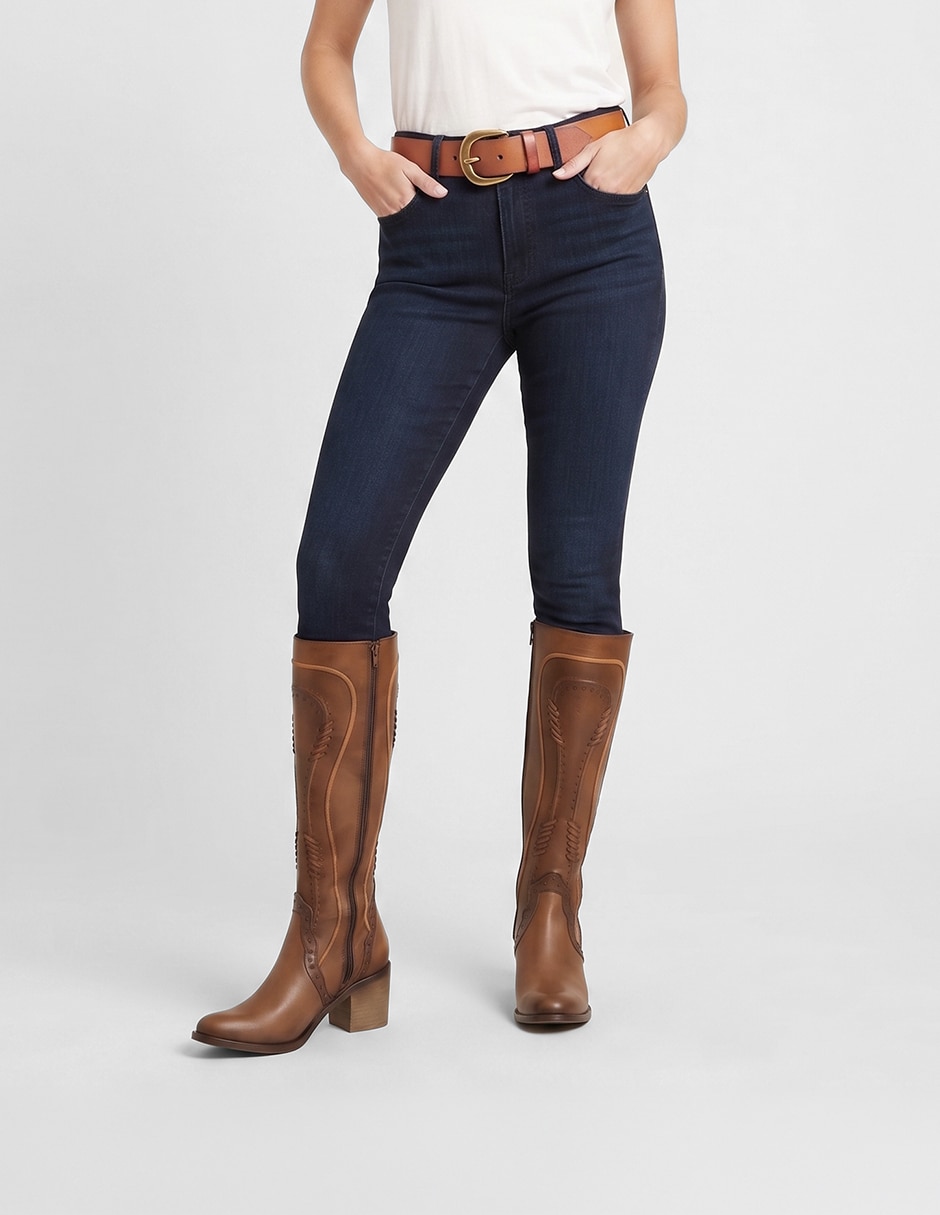 Bota abajo de la rodilla rbcollection rbvegano de piel para mujer 5